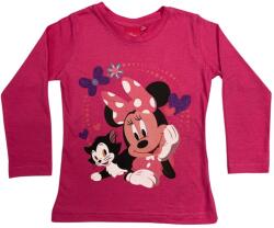 Setino Tricou fetiță cu mânecă lungă - Minnie Mouse roz închis Mărimea - Copii: 98