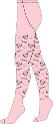 EPlus Colanți pentru fetiță - Minnie Mouse roz Mărimea - Copii: 128/134