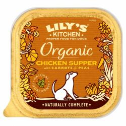 Lily's Kitchen Hrana umeda pentru caini Lily's Kitchen Organic Chicken Supper 150g (Alege Pachetul: : 11 bucati)