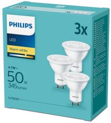 Philips GU10 4.7W 2700K 3x (P3265)