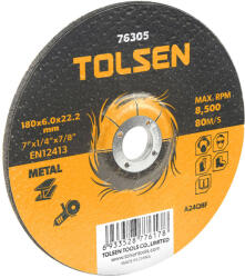 TOLSEN TOOLS Disc abraziv cu centru coborat (metal) 230x6x22 mm (76307)