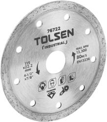 TOLSEN TOOLS Lama de taiere diamantata (Industrial) 115x22.2 mm 6 mm (76722) Disc de taiere