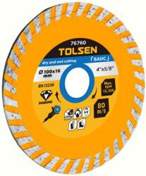 TOLSEN TOOLS Disc cu diamant turbo 115x22.2 mm (76762) Disc de taiere