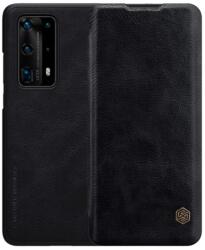 Nillkin QIN Huawei P40 Pro+ tok álló (Flip, oldalra nyíló, bankkártya tartó) fekete (GP-100591)
