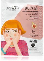 puroBIO Cosmetics Olivia Fig mască exfoliantă în pulbere 13 g