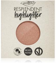 puroBIO Cosmetics Resplendent Highlighter krémes élénkítő készítmény utántöltő árnyalat 04 Pink Gold 9 g