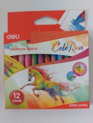  Zsírkréta, Deli, Color run, 12 szín