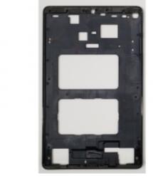 Samsung T515 Galaxy Tab A 10.1 2019 lcd keret, előlap keret fekete, gyári