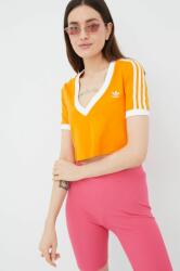 Adidas t-shirt Adicolor HC2029 női, narancssárga - narancssárga 36