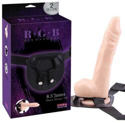 Chisa-novelties Strapon Femei RGB James Deen Silicon 22 cm