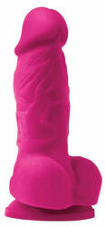 NS Novelties Dildo cu Ventuza Colours Pleasure 4 inch - Roz Dildo