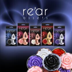 NS Novelties Butt Plug Rear Assets Rose Mediu