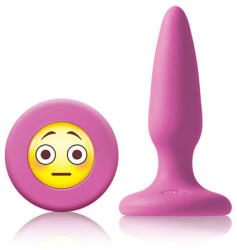 NS Novelties But Plug Mojis OMG din silicon conic cu conector