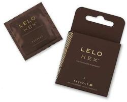 LELO Prezervative Lelo Hex Respect - 3 BUCATI