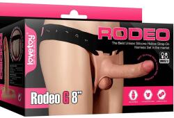 Lovetoy Strap On Barbati Rodeo G din Silicon Moale 20 cm