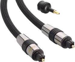 Eagle Cable 100821050 Deluxe Optikai kábel, 3, 5 mm-es jack adapterrel, 5 m (100821050)