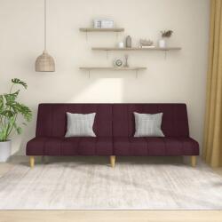 vidaXL Canapea extensibilă cu 2 locuri, violet, textil (337488) Canapea