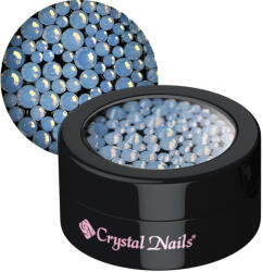 Crystalnails Opál strasszkő vegyes méretekben - blue