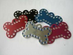 Mytag Medalion personalizat Os Swarovski, gravare inclusa (Dimensiune Medalion: Mic, Culoare Medalion: Negru)
