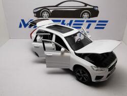 TAYUMO Volvo XC60 2018 white pearl - vireaza rotile fata si are suspensii1/43 (14328)