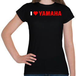 printfashion I love Yamaha - Női póló - Fekete (7076360)