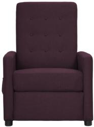 vidaXL Fotoliu de masaj, violet, material textil (338997)