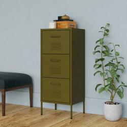 vidaXL Dulap de depozitare, verde măsliniu, 42, 5x35x101, 5 cm, oțel (336180) - comfy Dulap arhivare