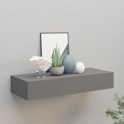 vidaXL Dulap de perete cu sertar, gri, 60x23, 5x10 cm, MDF (330259) - comfy