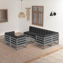 vidaXL Set mobilier de grădină cu perne, 8 piese, lemn masiv de pin (3076701) - comfy