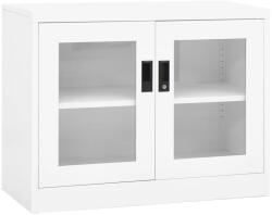 vidaXL Dulap de birou, alb, 90x40x70 cm, oțel (335926) Dulap arhivare
