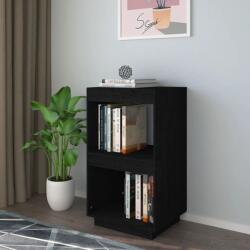 vidaXL Bibliotecă, negru, 40x35x71 cm, lemn masiv de pin (810843) - comfy