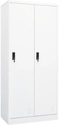 vidaXL Șifonier, alb, 80x50x180 cm, oțel (335966) - comfy Garderoba