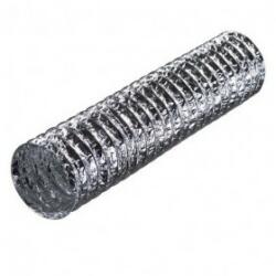 Dalap Műanyag szellőzőrács karimával és gravitációs zsaluval 154x154 mm / Ø 100 mm, barna (8681)