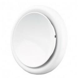 Dalap Műanyag szellőzőrács karima nélkül, gravitációs zsaluval 186x186 mm, barna (9711)