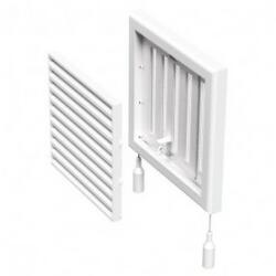 Dalap PVC szögletes szellőzőrács a légcsatorna lezárására 204x60 mm (871)