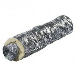 Dalap Műanyag szellőzőrács rovarhálóval, 186x186 mm-es fix zsaluval és 150 mm átmérőjű karimával, fehér (8500)