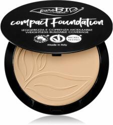 puroBIO Cosmetics Compact Foundation компактна пудра SPF 10 цвят 01 9 гр
