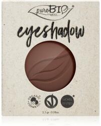 puroBIO cosmetics Compact Eyeshadows fard ochi rezervă culoare 03 Brown 2, 5 g