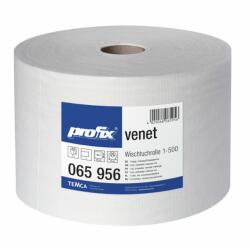 PROFIX Venet fehér ipari törlőkedő, 1 rétegű, fehér, 500 lap/tekercs, 1 tekercs/zsugor (P065956)
