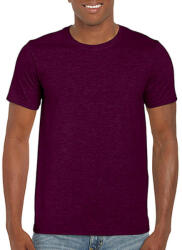 Gildan Férfi póló Rövid ujjú Gildan Softstyle Ring Spun T-Shirt - 2XL, Maroon