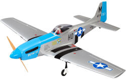 Super Flying Model P-51D Mustang 20cc 1.7m ARF albastru (NA8714B)