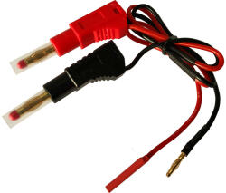 FUSION Cablu de încărcare cu banane - 2mm (F +) (M-) (FO-LGL-CLG2)