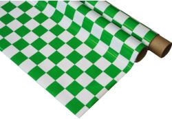 Super Flying Model Folie de călcat IronOnFilm carouri alb/verde 0, 6x2m (NA022-027)