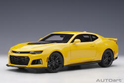 AUTOart 1: 18 Chevrolet Camaro ZL1 2017 (galben strălucitor) (AA-71205)