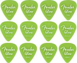 Fender 351 Glow In The Dark 12 Pack Перце за китара (<![CDATA[1980351020]]>)