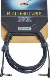 RockBoard Flat 3 m Ъглов - Ъглов Инструментален кабел (<![CDATA[RBO CAB FL 300BLK AA]]>)