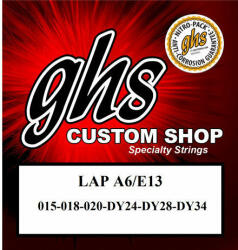 GHS Lap Steel Strings 15-34 Струни за китара (GHS CUS LAP A6/E13)