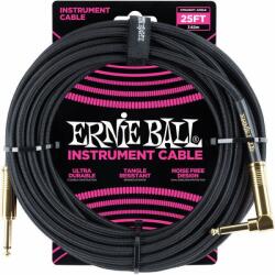 Ernie Ball P06058 Black 7, 5 m Директен - Ъглов Инструментален кабел (P06058)