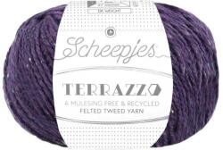 Scheepjes Terrazzo 730 Melanzana - padlizsán lila gyapjú fonal