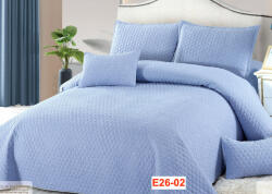 East Comfort Cuvertura De Pat Matlasata Cu 4 Fete De Perna E26-02 Lenjerie de pat